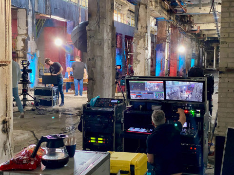 Locatie studio live stream